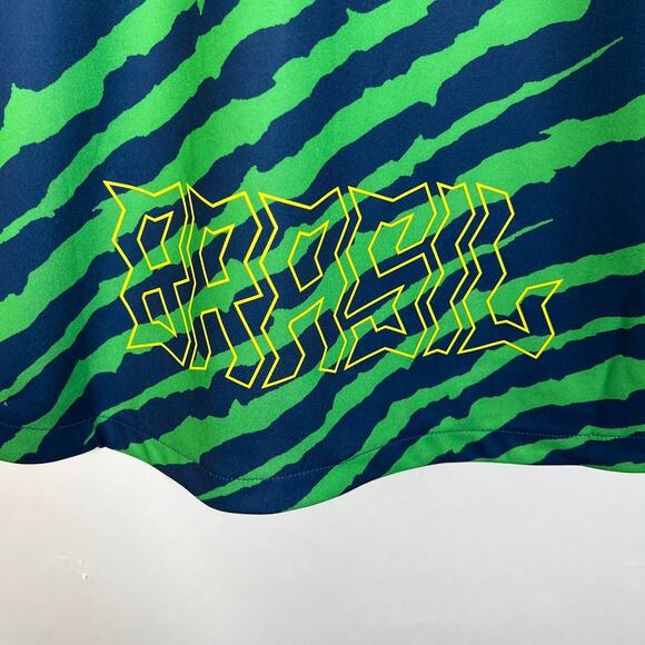 Nike Women's Brazil Dri-FIT Pre-Match Soccer Top L Green Blue Short Sleeve EUC! - Picture 5 of 9